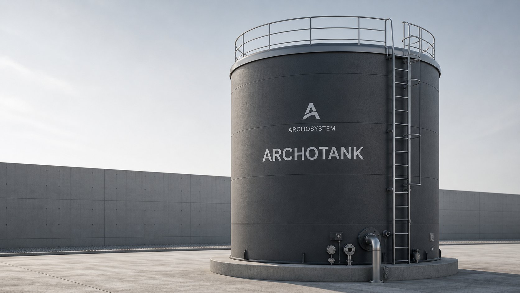 Dark graphite ArchoTank asset render